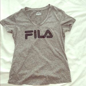 FILA v-neck sports tee